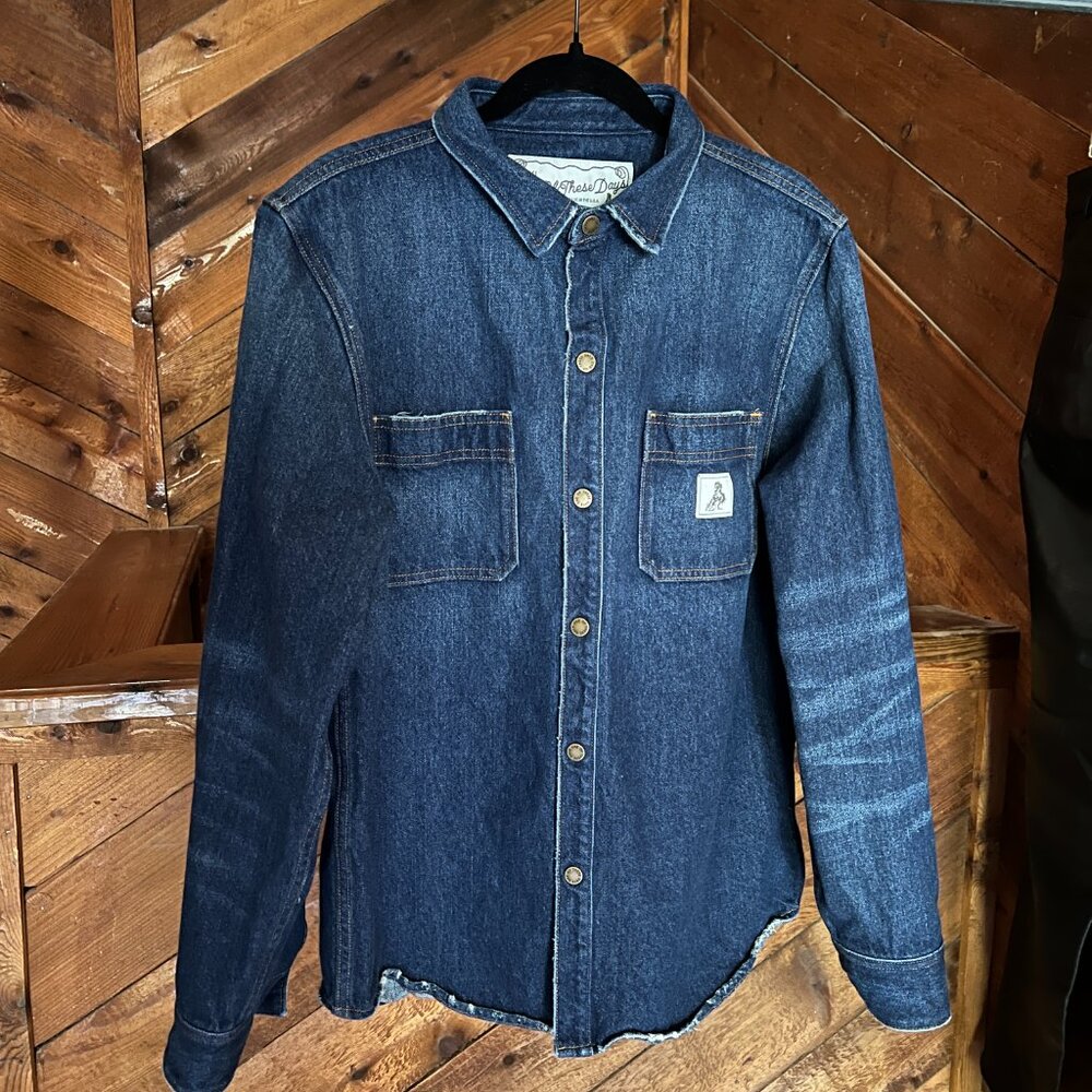 One Of These Days Denim Overshirt | Indigo | XL